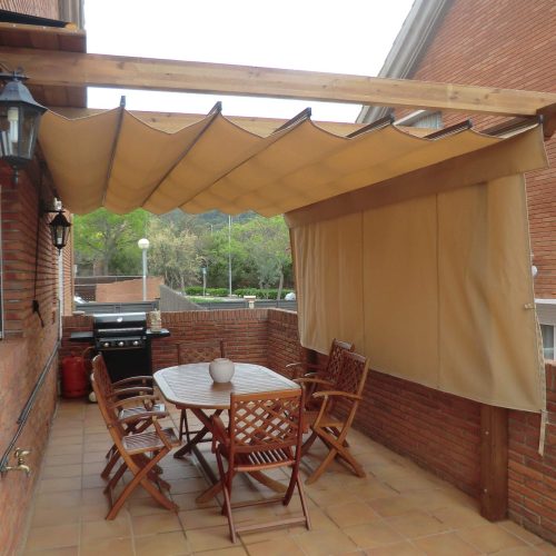 Pergola de madera